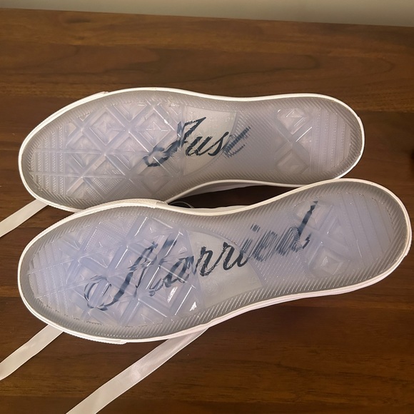 Custom Chuck Taylor All Star Lift Platform - BK custom wedding shoes *never worn - Picture 4 of 7